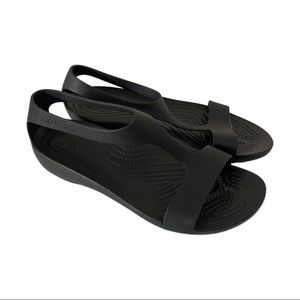 Crocs Serena Women’s Sandals Size 7 Black